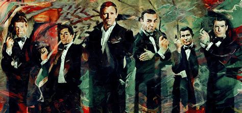 James Bond Mixed Media By Sampadart Gallery Fine Art America