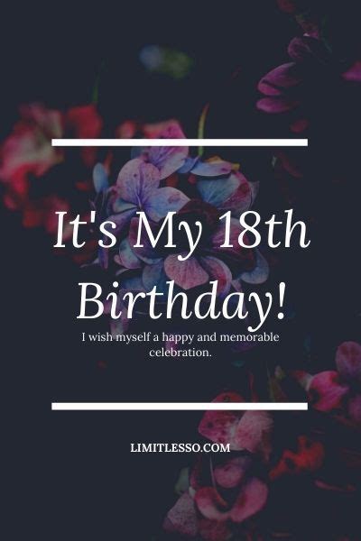 Its My 18th Birthday Quotes