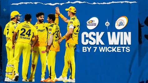 MI Vs CSK Highlights Rahane Jadeja Fire As Chennai Super Kings