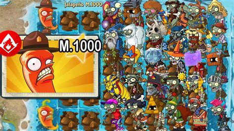 Plants vs Zombies 2 Alv Super Jalapeño Level 1000 YouTube