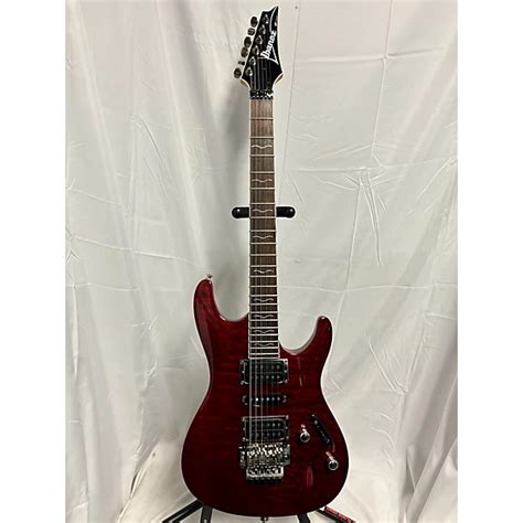 Used Ibanez S470 Qs Solid Body Electric Guitar Red Guitar Center