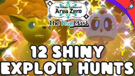 12 EASY Shiny Exploit Hunts For Pokemon Scarlet Violet Teal Mask DLC