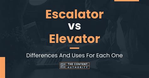 Escalator vs Elevator: Differences And Uses For Each One