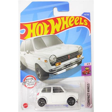 Hot Wheels Compact Kings Custom Honda N White MOSC Shopee Malaysia