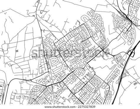 Road Map City Heemskerk Netherlands Isolated Stock Illustration ...