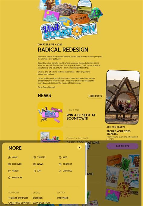 Boomtown Fair 2026 | Boomtown Fair 2026, officially titled Chapter 5