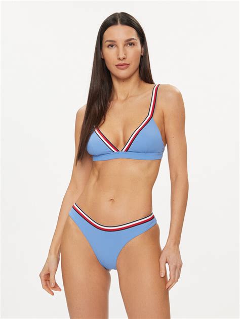 Tommy Hilfiger Bikini Partea De Sus Uw Uw Albastru Modivo Ro