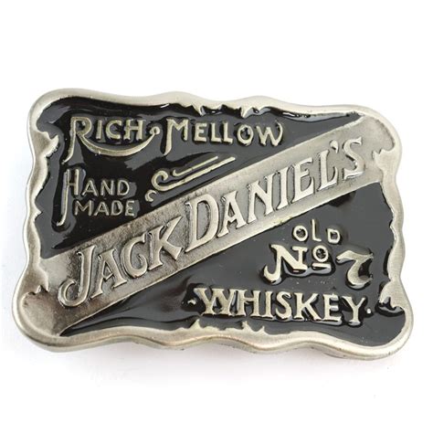 Jack Daniel S Old No Whiskey Enameled Belt Buckle Belt Buckles