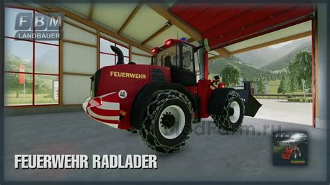 Fire Brigade Wheel Loader Farming Simulator