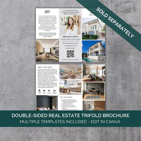 Realtor Postcard Introduction Canva Template Etsy