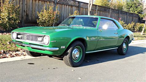 Rally Green Original 1968 Chevrolet Camaro Barn Finds