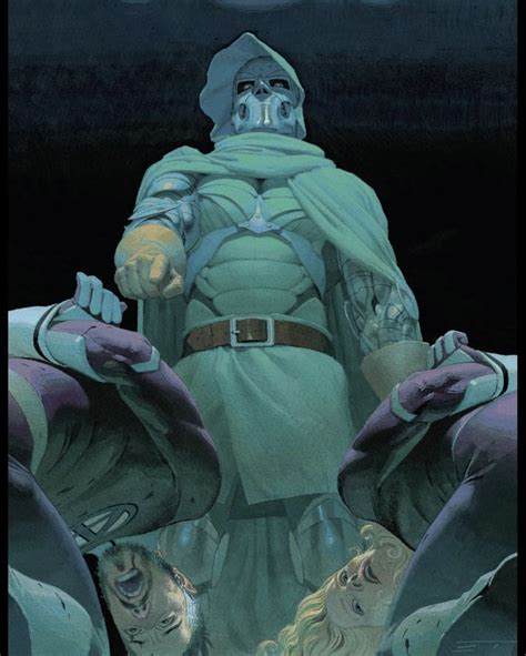 Dr. Doom vs The Fantastic Four by Esad Ribic | Marvel comics art, Marvel artwork, Doctor doom marvel