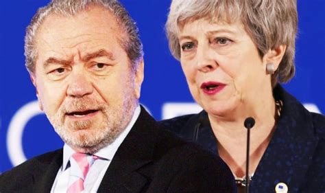 Brexit Live Even A Stopped Clock Remainer Lord Sugar Backs Exit