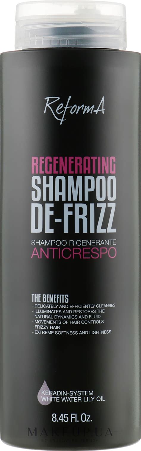 ReformA Regenerating Shampoo De-Frizz - Выпрямляющий и регенерирующий ...