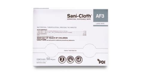 Mck Sani Cloth Af3 Liquid Wipe Surface Disinfectant Cleaner