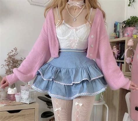 Y2k Fashion Miniskirt Etsy Pretty Outfits Kawaii Fashion Outfits