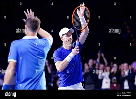 Scotland S Andy Murray And Jamie Murray Celebrate After Winning Their