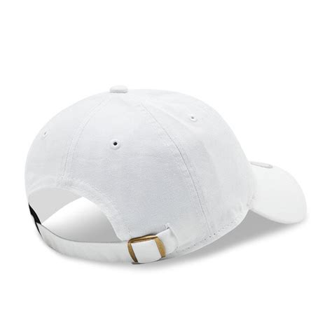 Gorra Con Visera New Era Script Logo Casual Classic Blanco