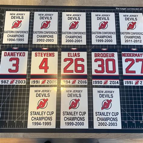 New Jersey Devils Stanley Cup Banner - Etsy