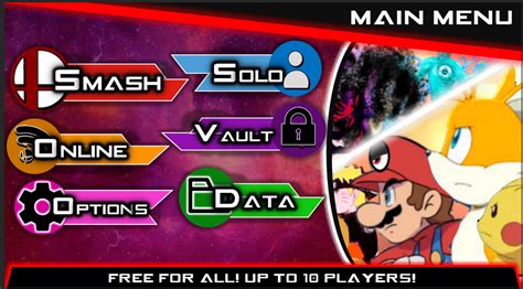 Super Smash Bros Ultiverse Main Menu By Carsyn125 On Deviantart