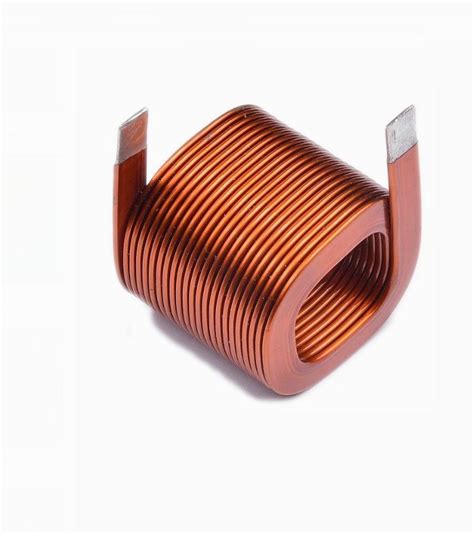 Flat Wire Helical Enameled Copper Winding Coil New Type Inductor High