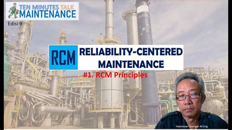 Reliability Centered Maintenance Rcm Principles Youtube