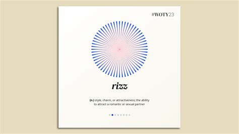 "Rizz" is Oxford University Press' 2023 word of the year