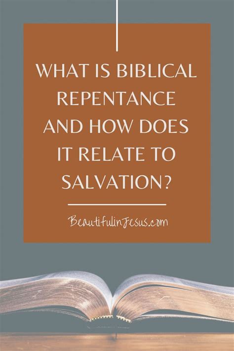 An Open Book With The Words What Is Biblical Repentance And How Does It