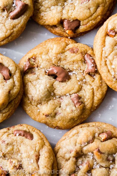 Chewy Chocolate Covered Pretzel Cookies Sallys Baking Addiction