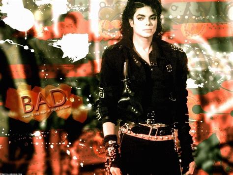 Bad Wallpaper Michael Jackson Wallpaper 7978178 Fanpop