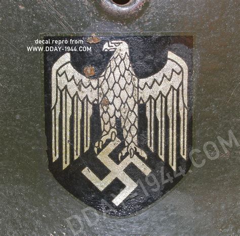 German Decals German Ww2 Military Helmet Museum Quality Premium