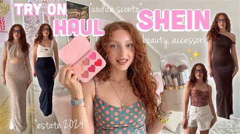 TRY ON HAUL SHEIN Estivo Beauty Accessori Vestiti Codice Sconto