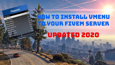 How To Install Vmenu To Your Fivem Server Updated Youtube