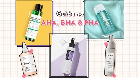 Chemical Exfoliant Guide: Discover AHA, BHA & PHA - Beauty Within