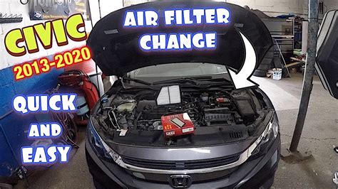 How To Replace Air Filters In Honda Civic Honda Civic Change