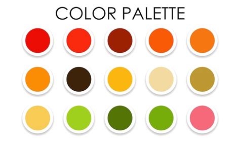 Premium Vector | Bright color palette for design. Vector illustration