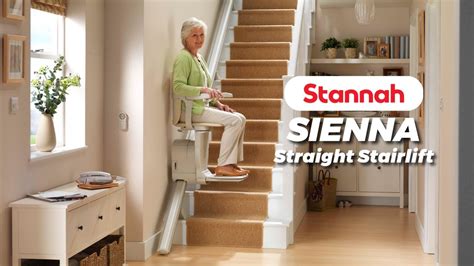 Stannah Stairlifts Stannah Siena For Straight Stairs YouTube