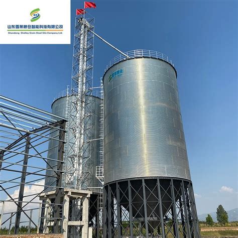 Galvanized Steel Bolted Hopper Grain Silo T Steel Grain Silos