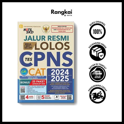 Jual Buku Jalur Resmi Lolos Tes Cpns Tim Bintang Psikologi