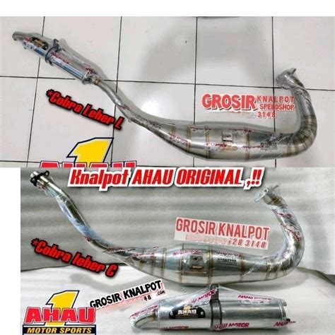 Jual Knalpot AHAU One Ahau1 ORIGINAL Stainles Model Cobra Big Vol C 41