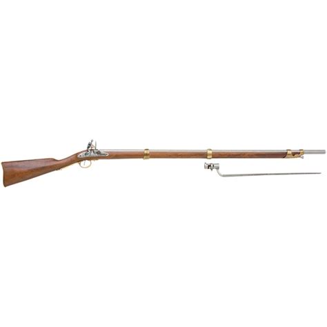 Denix Colonial Charleville Replica Flintlock Musket With Bayonet ...