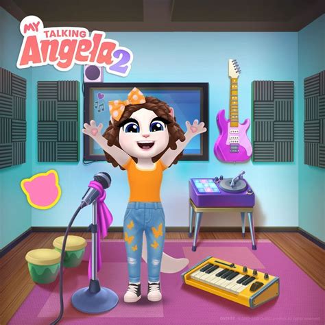 Create Music with Talking Angela! | Kitty games, Angela, Talking tom