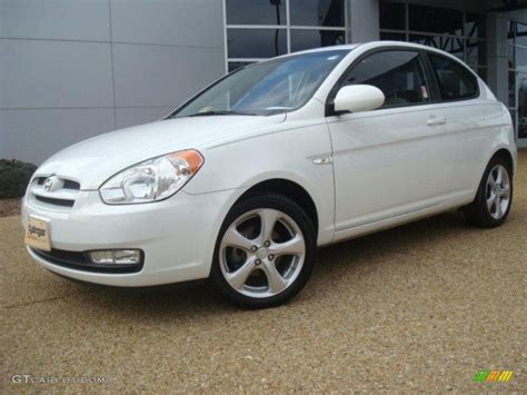 Nordic White 2008 Hyundai Accent SE Coupe Exterior Photo #40671058 ...