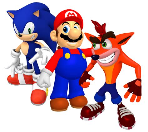 1999 Dreamcast Sonic N64 Mario And Retro Crash By Bandicootbrawl96