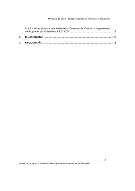 Norma Tecnica Para La Deteccion Temprana Embarazo Pdf