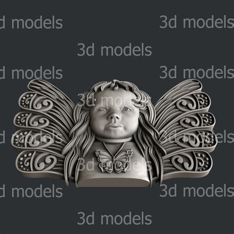 Stl File Butterfly Angel 🦋 ・model To Download And 3d Print・cults