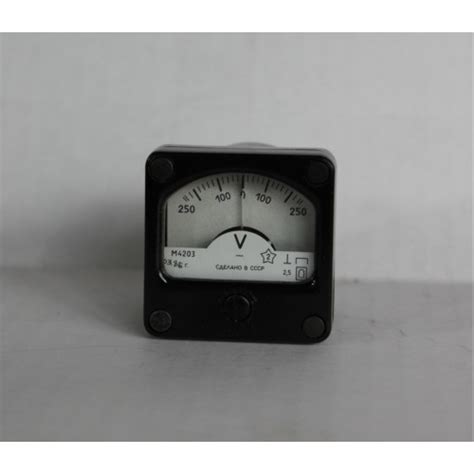 Вольтметр М4203 250-0-250V