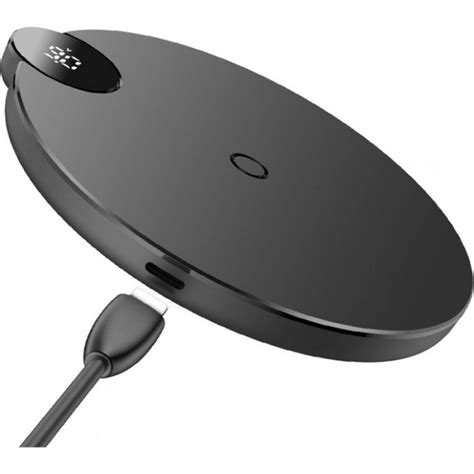 Baseus Digital LED Display Qi Wireless Charging Pad Wireless Charger