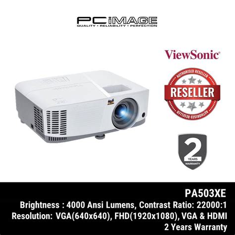 Viewsonic Pa Xe Ansi Lumen Xga With Hdmi Business Education