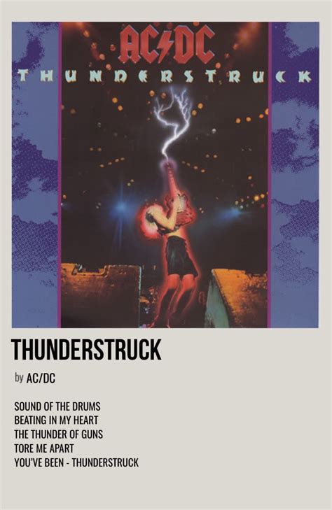 thunderstruck | Music poster ideas, Vintage music posters, Thunderstruck